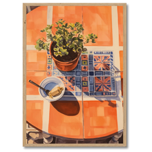 Indlæs billede til gallerivisning Summer Serenity Plakat Plakana 21x30 cm (A4) Egetræ