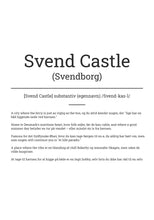 Indlæs billede til gallerivisning Sjov byplakat – Svendborg på engelsk