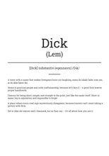 Indlæs billede til gallerivisning Sjov byplakat – Lem på engelsk Plakana