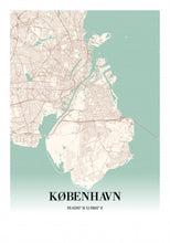 Indlæs billede til gallerivisning København by Plakana, 21x30cm (A4)