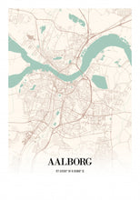 Indlæs billede til gallerivisning Aalborg plakat by Plakana, 21x30cm (A4)