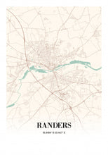 Indlæs billede til gallerivisning Randers by Plakana, 21x30cm (A4)
