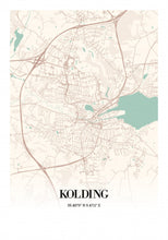 Indlæs billede til gallerivisning Kolding by Plakana, 21x30cm (A4)