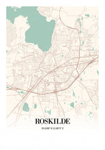 Indlæs billede til gallerivisning Roskilde plakat by Plakana, 21x30cm (A4)
