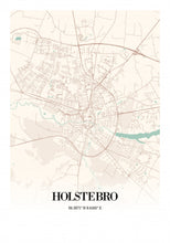 Indlæs billede til gallerivisning Holstebro plakat by Plakana, 21x30cm (A4)