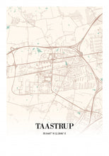 Indlæs billede til gallerivisning Taastrup by Plakana, 21x30cm (A4)