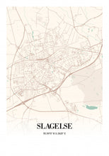 Indlæs billede til gallerivisning Slagelse by Plakana, 21x30cm (A4)