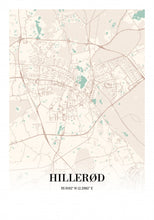 Indlæs billede til gallerivisning Hillerød by Plakana, 21x30cm (A4)