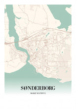 Indlæs billede til gallerivisning Sønderborg plakat by Plakana, 21x30cm (A4)