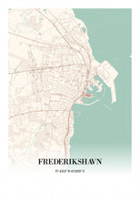 Indlæs billede til gallerivisning Frederikshavn plakat by Plakana, 21x30cm (A4)