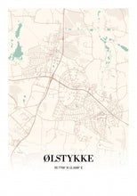 Indlæs billede til gallerivisning Ølstykke by Plakana, 21x30cm (A4)