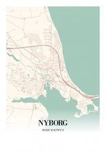 Indlæs billede til gallerivisning Nyborg by Plakana, 21x30cm (A4)
