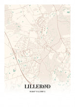 Indlæs billede til gallerivisning Lillerød plakat by Plakana, 21x30cm (A4)