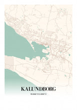 Indlæs billede til gallerivisning Kalundborg plakat by Plakana, 21x30cm (A4)