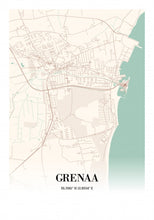 Indlæs billede til gallerivisning Grenaa plakat by Plakana, 21x30cm (A4)