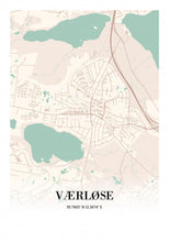 Indlæs billede til gallerivisning Værløse by Plakana, 21x30cm (A4)