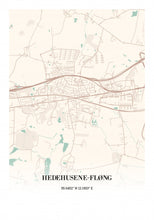 Indlæs billede til gallerivisning Hedehusene-Fløng plakat by Plakana, 21x30cm (A4)