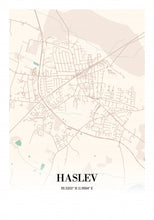 Indlæs billede til gallerivisning Haslev plakat by Plakana, 21x30cm (A4)