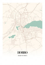 Indlæs billede til gallerivisning Hobro by Plakana, 21x30cm (A4)
