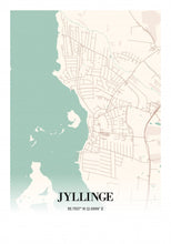 Indlæs billede til gallerivisning Jyllinge plakat by Plakana, 21x30cm (A4)