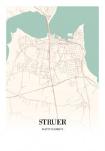 Indlæs billede til gallerivisning Struer plakat by Plakana, 21x30cm (A4)