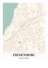 Indlæs billede til gallerivisning Fredensborg byplakat by Plakana, 21x30cm (A4)