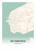 Indlæs billede til gallerivisning Hundested plakat by Plakana, 21x30cm (A4)