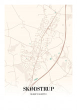 Indlæs billede til gallerivisning Skødstrup by Plakana, 21x30cm (A4)