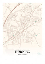 Indlæs billede til gallerivisning Hørning plakat by Plakana, 21x30cm (A4)