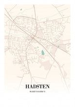 Indlæs billede til gallerivisning Hadsten by Plakana, 21x30cm (A4)