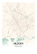 Indlæs billede til gallerivisning Skjern by Plakana, 21x30cm (A4)