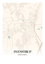 Indlæs billede til gallerivisning Svenstrup by Plakana, 21x30cm (A4)
