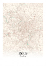 Indlæs billede til gallerivisning Paris - Frankrig by Plakana, 21x30cm (A4)