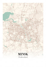 Indlæs billede til gallerivisning Minsk - Hviderusland by Plakana, 21x30cm (A4)