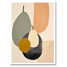Indlæs billede til gallerivisning Abstract Fruits Plakat by Plakana, 21x30 cm (A4), Ingen ramme