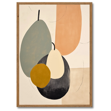 Indlæs billede til gallerivisning Abstract Fruits Plakat by Plakana, 21x30 cm (A4), Ingen ramme