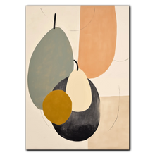 Indlæs billede til gallerivisning Abstract Fruits Plakat by Plakana, 21x30 cm (A4), Ingen ramme