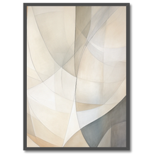 Indlæs billede til gallerivisning Abstractions Of Lightness No. 8 Plakat Plakana 21x30 cm (A4) Sort egetræ