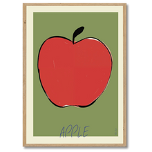 Indlæs billede til gallerivisning Apple No. 1 Plakat Plakana 21x30 cm (A4) Egetræ