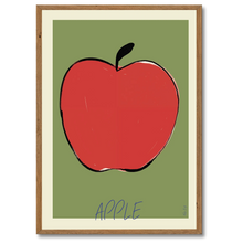 Indlæs billede til gallerivisning Apple No. 1 Plakat Plakana 21x30 cm (A4) Mørk egetræ