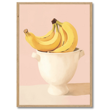 Indlæs billede til gallerivisning Banana Bowl Plakat Plakana 21x30 cm (A4) Egetræ