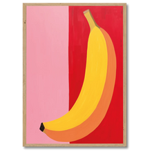 Indlæs billede til gallerivisning Banana In Focus Plakat by Plakana, 21x30 cm (A4), Ingen ramme