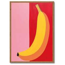 Indlæs billede til gallerivisning Banana In Focus Plakat by Plakana, 21x30 cm (A4), Ingen ramme