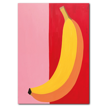 Indlæs billede til gallerivisning Banana In Focus Plakat by Plakana, 21x30 cm (A4), Ingen ramme