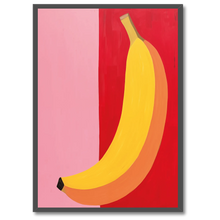 Indlæs billede til gallerivisning Banana In Focus Plakat by Plakana, 21x30 cm (A4), Ingen ramme