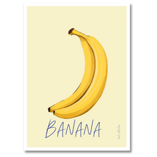 Indlæs billede til gallerivisning Banana No. 2 Plakat by Plakana, 21x30 cm (A4), Ingen ramme
