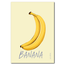 Indlæs billede til gallerivisning Banana No. 2 Plakat by Plakana, 21x30 cm (A4), Ingen ramme