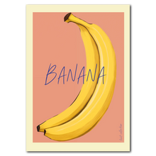 Indlæs billede til gallerivisning Banana Plakat Plakana 21x30 cm (A4) Ingen ramme
