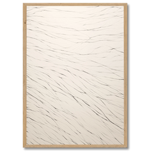 Indlæs billede til gallerivisning Flowing Strokes Plakat Plakana 21x30 cm (A4) Egetræ