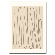 Indlæs billede til gallerivisning Fluid Lines Plakat Plakana 21x30 cm (A4) Ingen ramme